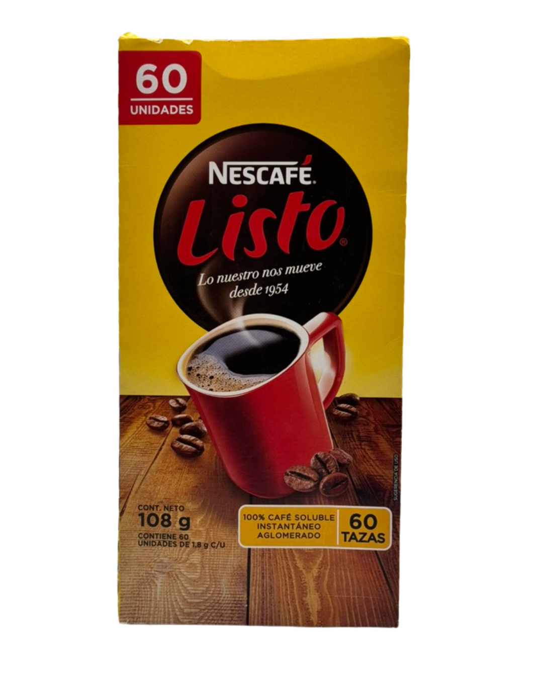 Cafe Listo. 60uds.